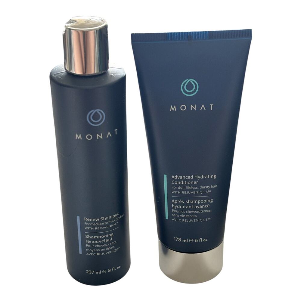 Monat Advanced Hydrating Shampoo & Conditioner (8 fl.oz & 6 fl.oz) New & Sealed